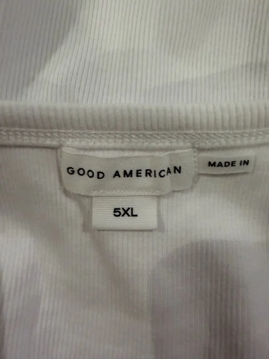 Good American White Scoop Neck Tank- 21” P2P - Picture 5 of 9
